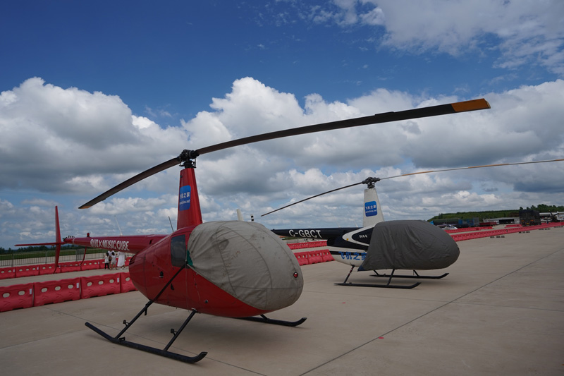 飞机之家派出2架直升机参加2019沈阳法库航展